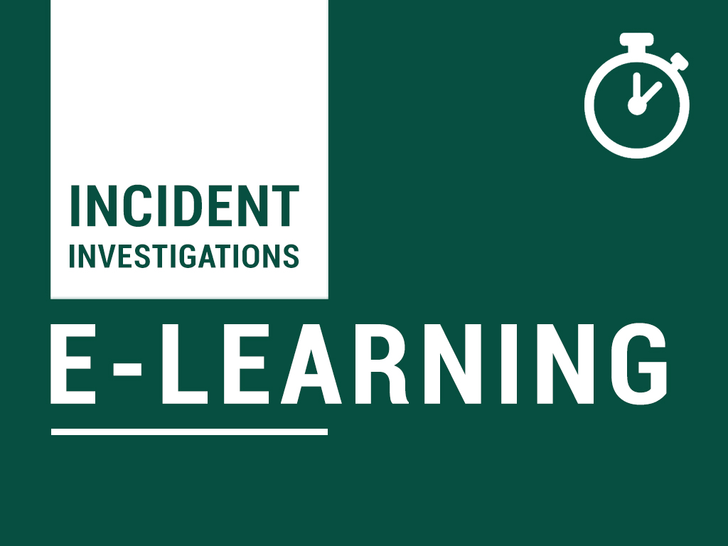 Incident Investigations E-learning mini course